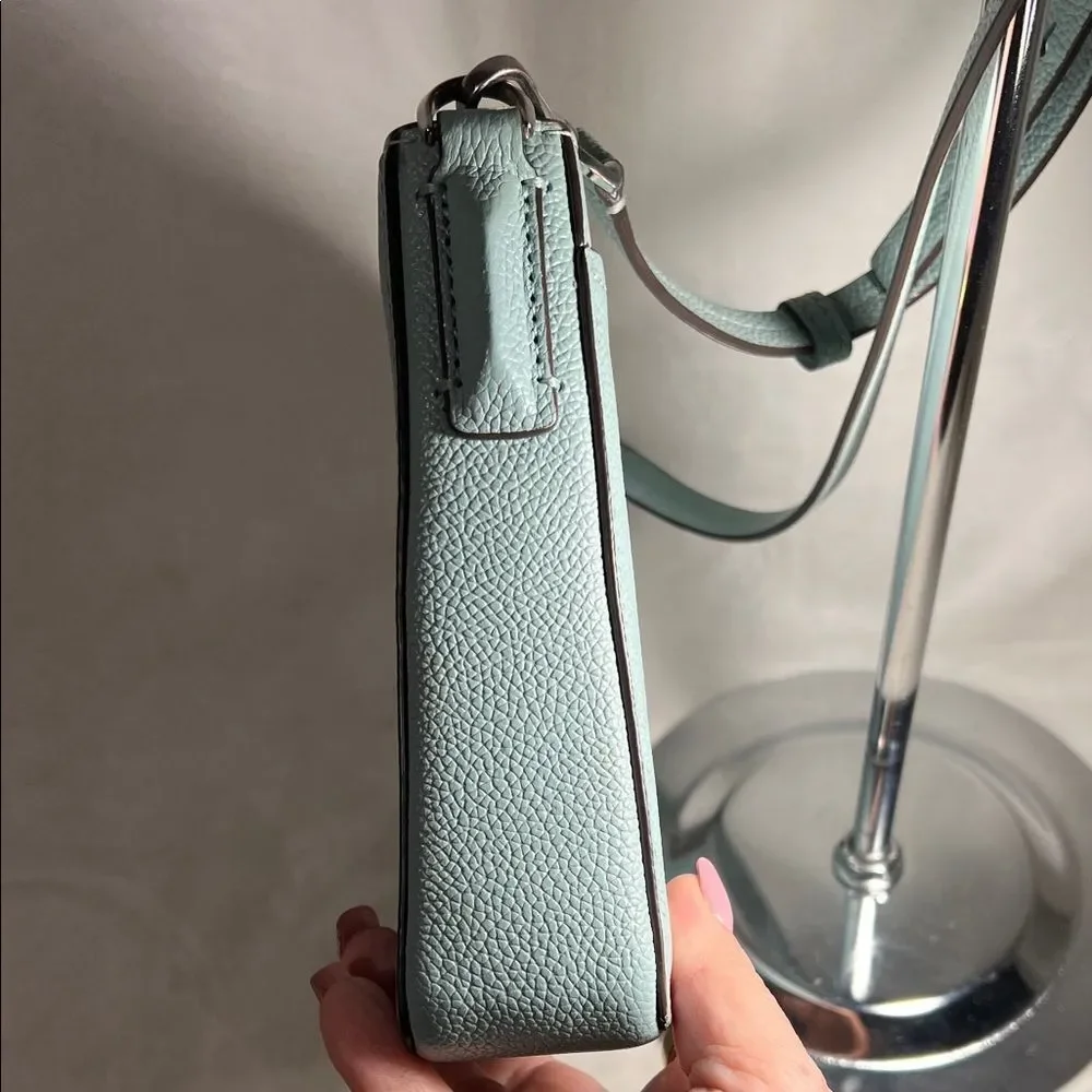 Kate Spade Leather Margaux Med Convertible Crossbody  - Hazy Blue